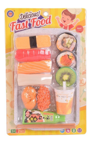 Juego Bandeja De Sushi Set De Comida 24cm