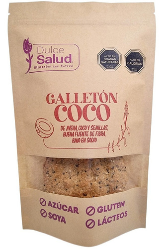 Galletón Coco - Marca Dulce Salud