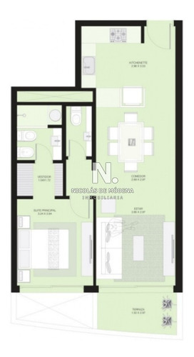 Departamento De 1 Dormitorio En Punta Del Este- Ref: 1676