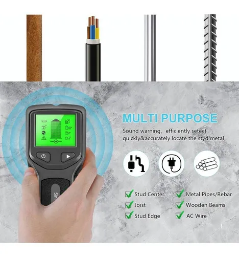 comprar Scanner Detector Parede Tubo Cano Pvc Água Madeira Fio Metal Cor Preto