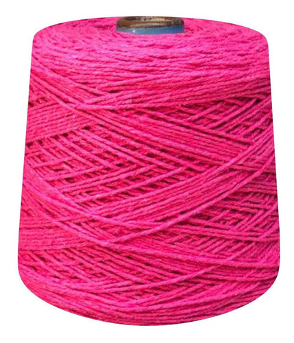 Barbante Colorido Número 6 Fios Para Crochê 1 Kg Prial Cor Pink