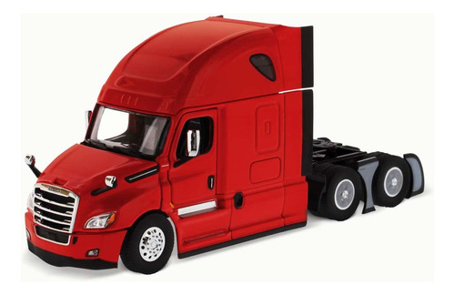 Freightliner Cascadia Sleeper Cab Truck Tractor Red 1/50 Mod