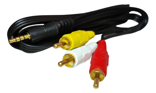 Cable De Audio 3 A 1 Rca Full Sonido 1.5m Ca-70