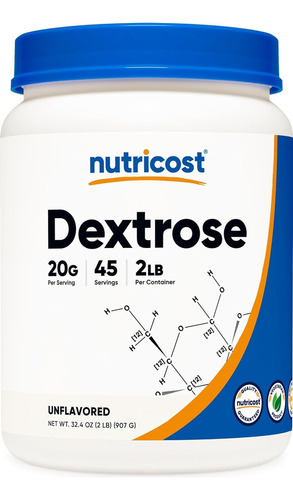 Nutricost Dextrose Powder 2 Lbs - Non-gmo, Gluten Free