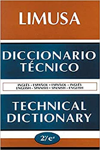 Libro Diccionario Técnico. Inglés - Español . Español - Ingl