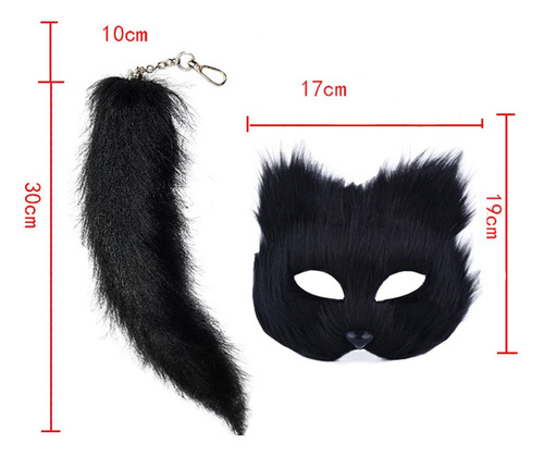 Conjunto De Máscara E Cola X Teriana Para Meninas, Cosplay