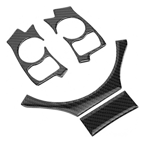 Juego De 4 Fundas De Fibra De Carbono Para Volante De Coche