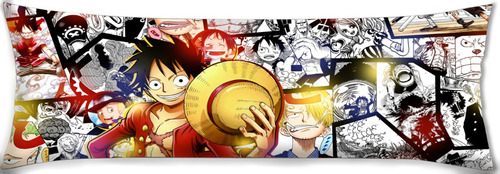 Cojin Almohada Larga One Piece Manga Abrazable 45x110cm