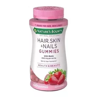 Hair Nail Skin 220 Gomitas - Nature Bounty Importado