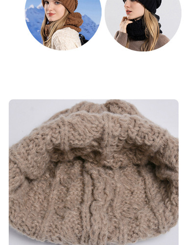 Gorro De Lana De Invierno Creative Thickened Warmy Oar Prote