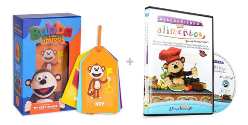 Bubba Y Amigos Juegos Flashcards + 1 Dvd Bubba De Regalo