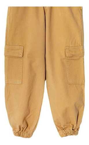 Pantalon Jogger Cargo Varon De Gabardina Gepetto T 6 Al 16