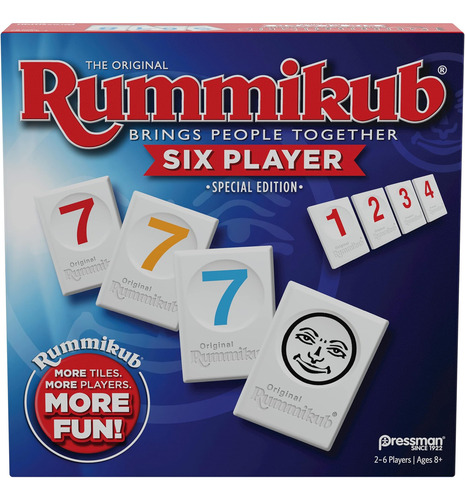 Rummikub Six Player Edition El Clásico Juego De Fichas Rummy