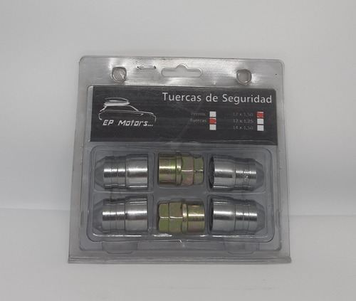 Tuerca De Seguridad Antirrobo Para Llantas 12x1.5 Y 12x1.25