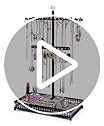 Soporte Joyería 3 En 1 Organizador Collares Pulseras Y Anill