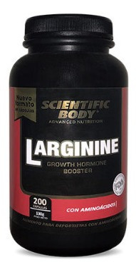 Imagen 2 de 2 de L- Arginina 1000 Mg X 200 , Scientific Body