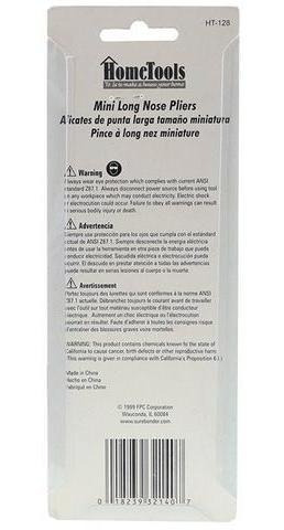 Imagen 2 de 4 de Pinzas Alicatas Mini Punta Larga Ht-128 Surebonder