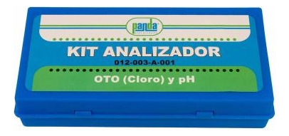 5 Piezas De Kit De Prueba Ph Y Cloro Panda