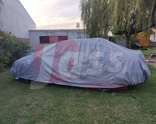 Imagen 2 de 7 de Cubre Auto Premium Afelpado De Cuero Ecologico Talle L - Xl