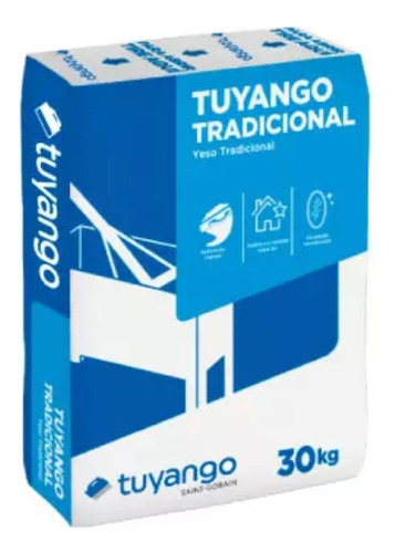 Yeso Tuyango Tradicional Blanco 30 Kg