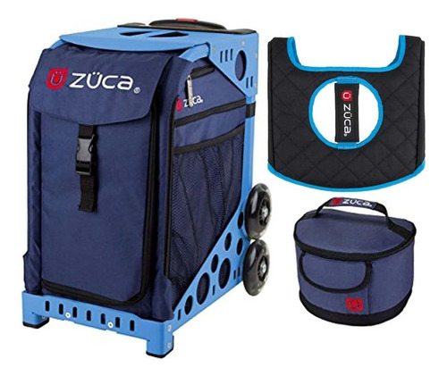 Maleta Con Ruedas Asiento Lonchera Züca Midnight Marco Azul