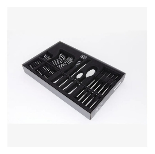 Set X 24 Cubiertos Volf Focus  Acero Inox En Caja Regalo