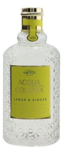 Edc 5.7 Onzas Acqua  Lemon & Ginger De 4711 Para Mujer