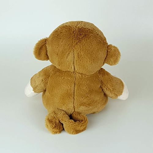 Imagem 4 de 4 de Macaco Macaquinho Gorila De Pelúcia 20cm Caramelo
