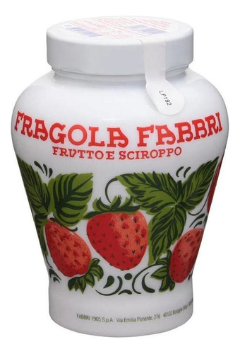 Morango Inteiro Em Calda Fabbri Fragola Frutto 230gr