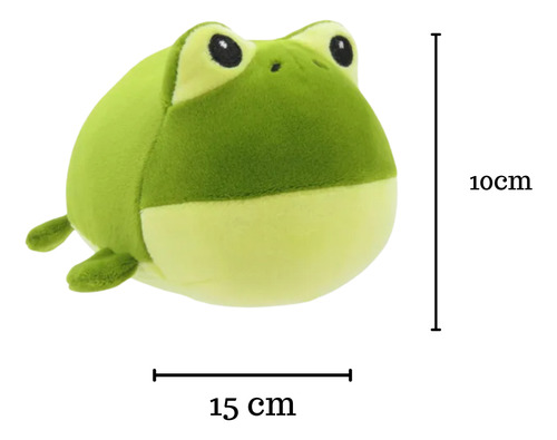 Mini Peluche Animales Kawaii 15cm Smoochy Pals Suaves Regalo Rana