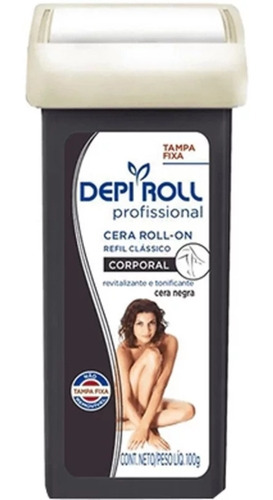 Depi-roll Refil Cera Negra 100g