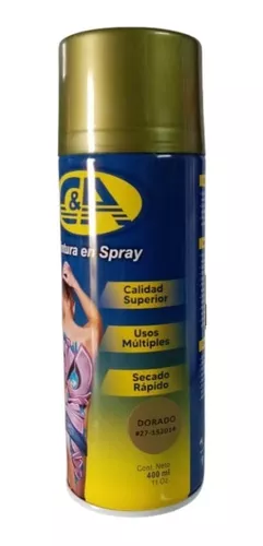 Pintura Spray (Oro 18 Kilates) 400 ML ABRO (PC318) (SP318)