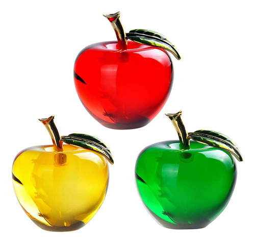 Adornos De Cristal Con Forma De Manzana De 6 Cm, Regalo Para