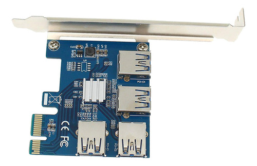 Tarjeta Multiplicadora De Tarjetas Elevadoras Pci-e De 1 A 4