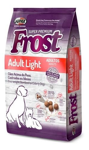 Frost Adulto Light & Senior 15kg Con Plato Y Snacks