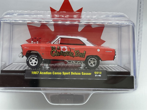 M2 Machine 1967 Acadian Canso Sport Deluxe Gasser Escala 1