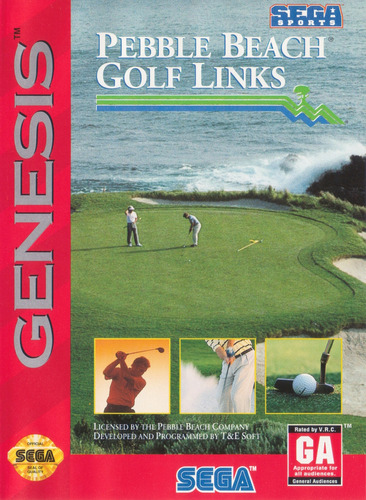 Pebble Beach Golf Links (1994) - Sega - Genesis - Cartucho 