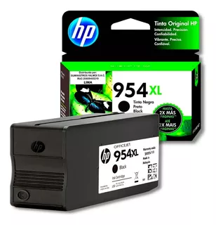 Tinta Hp 954xl Negro 42,5ml Original