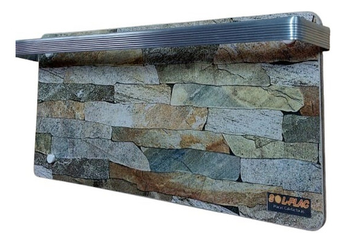 Placa Calefactora Horizontal Simil Piedra 300w Sol Plac Simil Piedra