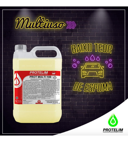 Protelim Prot Multi 100 Detergente Automotivo 10 L