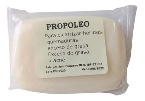 Jabón Artesanal Propóleo (cicatrizante, Exceso Grasa Y Acné)