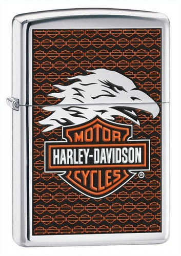 Isqueiro Zippo Harley Davidson Logo High Polish Chrome 28265