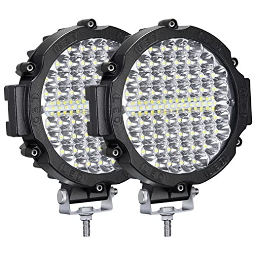 7 Inch Round Led Offroad Driving Lights, 2pcs 12v-60v L...