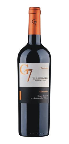 Vino G 7 Reserva Carmenere 750 Ml