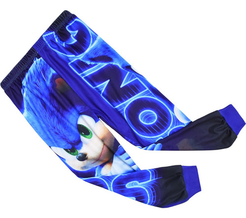 Pijama Infantil Sonic 3d Para Niños Niñas Conjunto