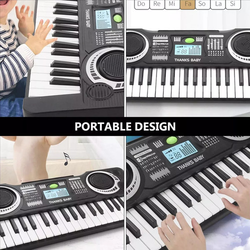 Piano Electrónico De Juguete Musical De 37 Teclas Pequeño Pa