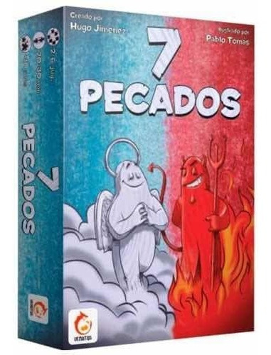Juego De Mesa /cartas 7 Pecados Artesanal