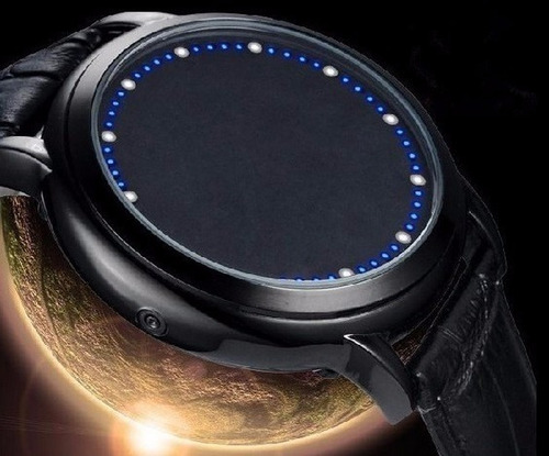 Reloj Led Modelo Tron Lujo Digital Binario Moderno Luz 2015