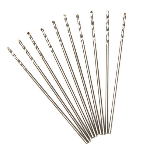Broca Micro Hss Twist .5 Mm 10 Piezas Vástago Recto