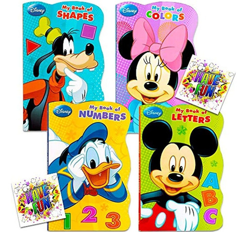 Libro De Formas Mi Pimer Libro Disney Mickey Mouse